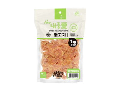 뉴내품애)오리우유껌2.5인치 1kg